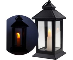 Dekoratyvinis LED žibintas, 17 cm, juodas