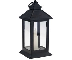 Dekoratyvinis LED žibintas, 17 cm, juodas