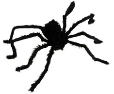 Dekoratyvinis pūkuotas voras, 90 cm