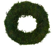 Dekoratyvinis samanų vainikas, 20 cm