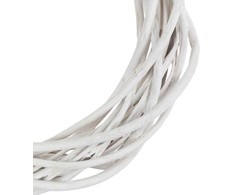 Dekoratyvinis vainikas, 20 cm, baltas