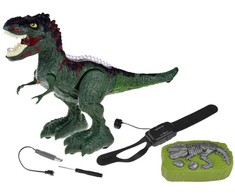 Dinozauras su nuotolinio valdymo pultu, žalias