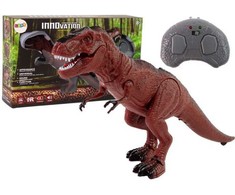 Dinozauras Tyrannosaurus Rex su nuotolinio valdymo pultu ir efektais