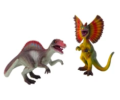 Dinozaurų Spinosauro ir Dilophosauro figūrėlių rinkinys, 2 vnt