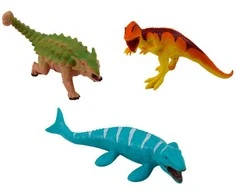 Dinozaurų tematikos figūrėlių rinkinys, 6 vnt.