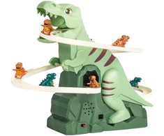 Dinozaurų trasa su šviesos ir garso efektais