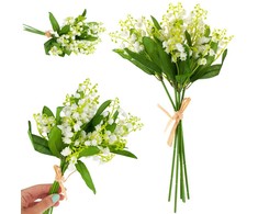 Dirbtinė pakalnučių puokštė, 31 cm