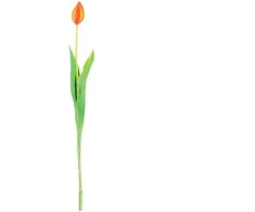 Dirbtinė tulpė, 1 vnt., oranžinė
