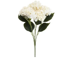 Dirbtinių hortenzijų puokštė, ivory