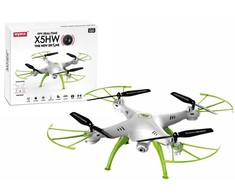 Dronas X5HW su nuotolinio valdymo pultu, baltas/žaltas