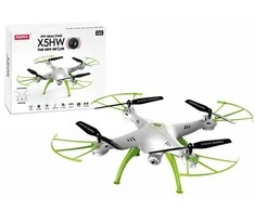 Dronas X5HW su nuotolinio valdymo pultu, baltas/žaltas
