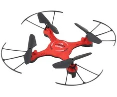 Dronas Y20 UFO 360° su nuotoliniu valdymu ir šviesos efektais, raudonas