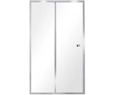 Dušo durys Besco Duo Slide Chrome, 110 x 195 cm