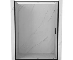 Dušo durys Mexen Exo, stumdomos, 145 cm, transparent/juodas