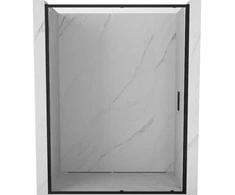 Dušo durys Mexen Exo, stumdomos, 150 cm, transparent/juodas