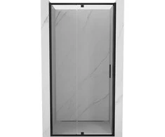 Dušo durys Mexen Exo, varstomos, 100 cm, transparent/juodas
