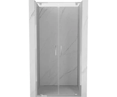 Dušo durys Mexen Exo, varstomos, 70 cm, transparent/chrome