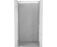 Dušo durys Mexen Exo, varstomos, 80 cm, transparent/chrome