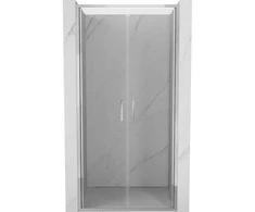 Dušo durys Mexen Exo, varstomos, 90 cm, transparent/chrome