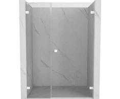 Dušo durys Mexen Lunar-B, dešinė, 110 cm, transparent/baltas