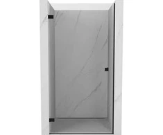 Dušo durys Mexen Lunar-B, kairė, 75 cm, transparent/juodas