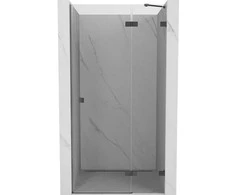 Dušo durys Mexen Lunar, dešininės, 110 cm, transparent/gun metal