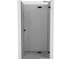 Dušo durys Mexen Lunar, dešininės, 115 cm, transparent/juodas