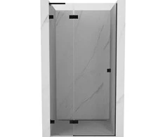 Dušo durys Mexen Lunar L, kairė, 110 cm, transparent/juodas