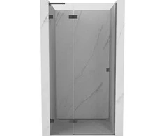 Dušo durys Mexen Lunar L, kairė, 90 cm, transparent/gun metal