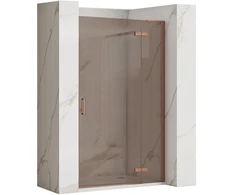 Dušo durys Rea Hugo, Brushed Copper, 80 cm
