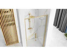 Dušo durys REA Rapid Slide, 100 cm, Brushed Gold