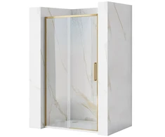 Dušo durys REA Rapid Slide, 110 cm, Brushed Gold