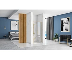 Dušo durys REA Rapid Slide, 120 cm, Brushed Gold