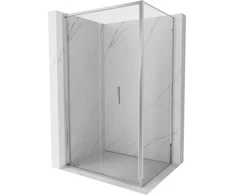 Dušo kabina Mexen Exo, sulankstomos durys, 95 x 70 cm, transparent/chrome