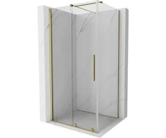 Dušo kabina Mexen Velar, Gold, 130 x 70 cm