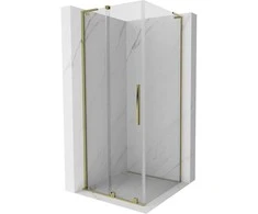 Dušo kabina Mexen Velar L, 110 x 110 cm, Gold/Transparent