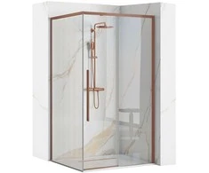 Dušo kabina Rea Solar, Brushed Copper, 90x90 cm