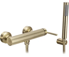 Dušo komplektas su maišytuvu REA Argon, Brushed Gold