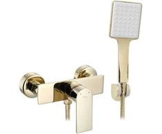 Dušo komplektas su maišytuvu REA Urban, Gold