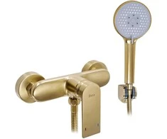 Dušo komplektas su maišytuvu REA Verso, Brushed Gold