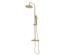 Dušo komplektas su termostatu REA Parot, Brushed Gold