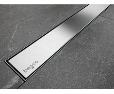 Dušo latakas Besco Virgo Duo, Chrome, 80 cm