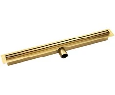 Dušo latakas Laveo Slim, 80 cm, Gold