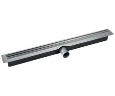 Dušo latakas Laveo Slim, 80 cm, Inox