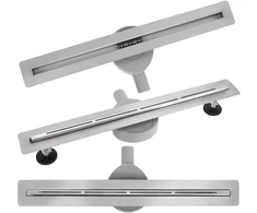 Dušo latakas REA FILO, Brushed Steel Nickel, 70 cm