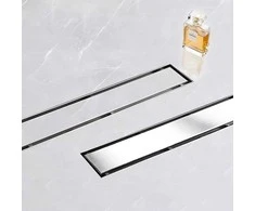 Dušo latakas REA Neox, Brushed Steel, 100 cm