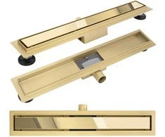 Dušo latakas REA Neox, Gold, 70 cm