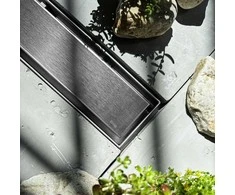 Dušo latakas REA Neox Pro, Brushed Steel, 80 cm