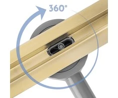 Dušo latakas REA Neox Slim Pro, Brushed Gold, 70 cm