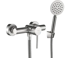 Dušo maišytuvas su dušo komplektu Kuchinox NOIA, BNK_241D, Brushed steel